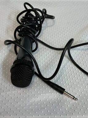Sennheiser Black Wired Handheld Microphone with 1/4" Plug and Long Cable